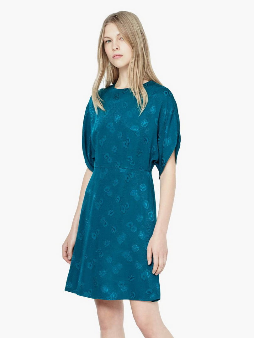Блакитна коротка літня сукня | 6705447