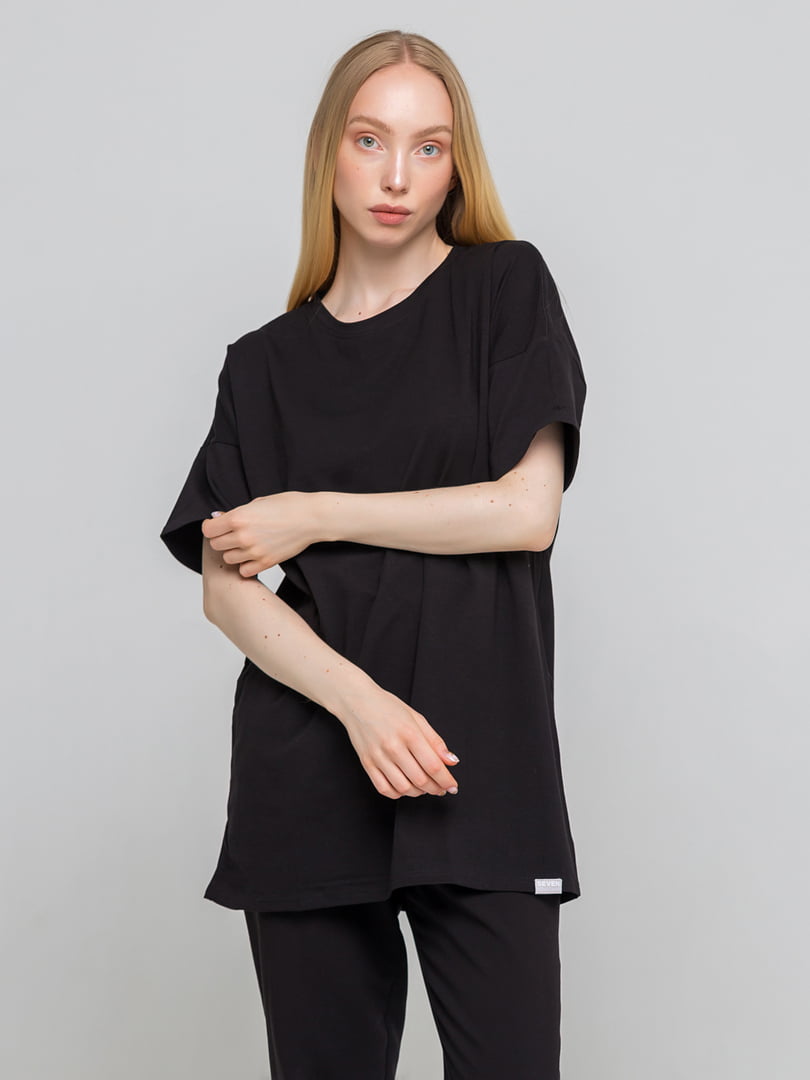 Футболка Oversize EL Classic чорна | 6704967