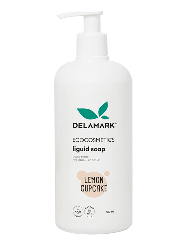 Жидкое мыло DeLaMark Лимонный капкейк 500 мл | 6263219