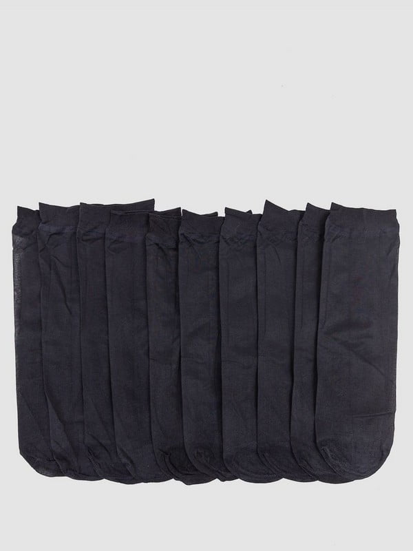 Комплект капроновых носков черные 5 пар | 6713267