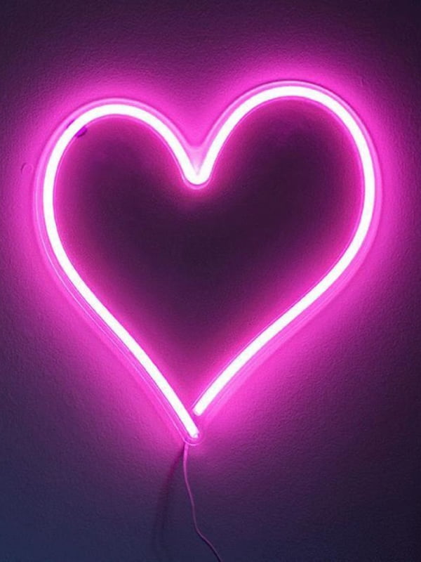 Неоновый ночник-светильник “Сердце” LED для комнаты | 6015638