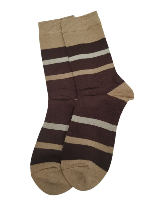 Шкарпетки теплі з ангорою «Ведмежатко» коричневі | 6714258