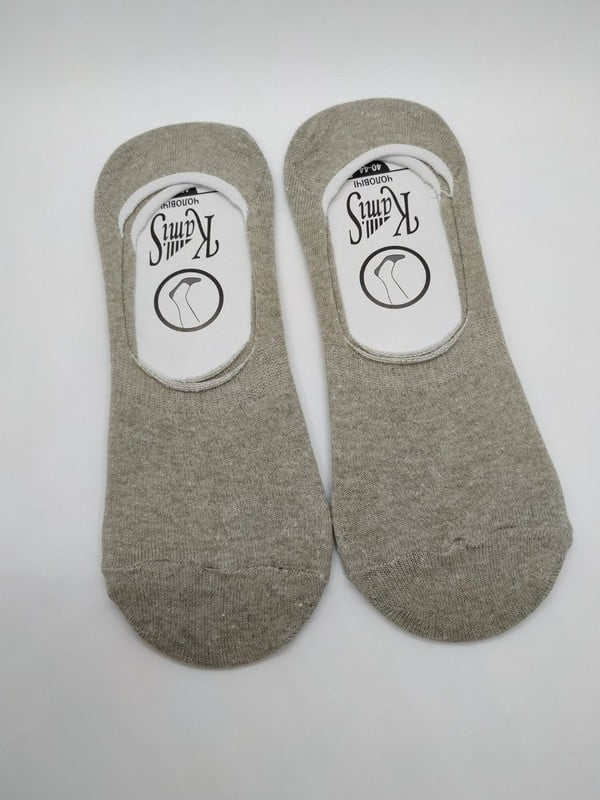 Шкарпетки сліди бавовняні бежеві | 6714264