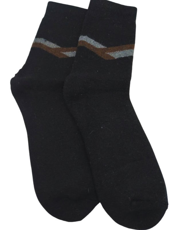 Шкарпетки теплі з собачою вовною "Real Warmth" чорні | 6714272