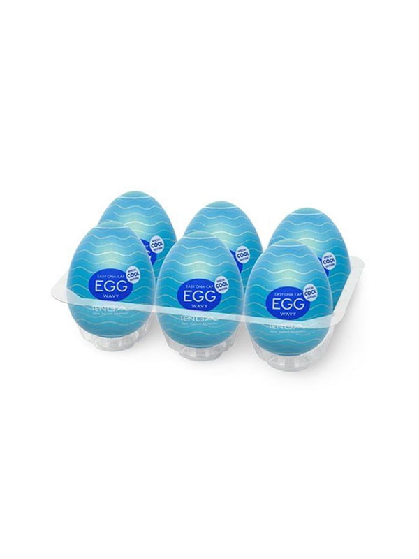 Набір мастурбаторів-яєць Tenga Egg Cool Pack (6 яєць) | 6715132