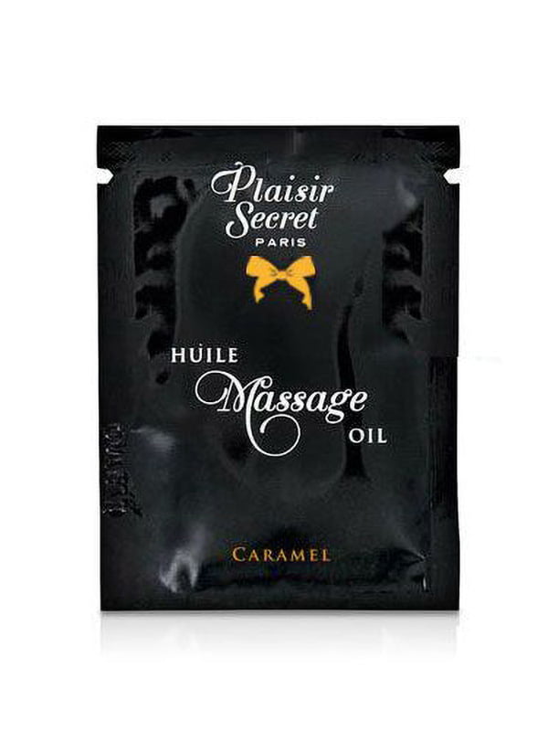 Пробник масажної олії Plaisirs Secrets Caramel (3 мл) | 6715657