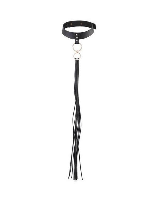 Чокер Bijoux Indiscrets MAZE — Tassel Chocker Black | 6716438