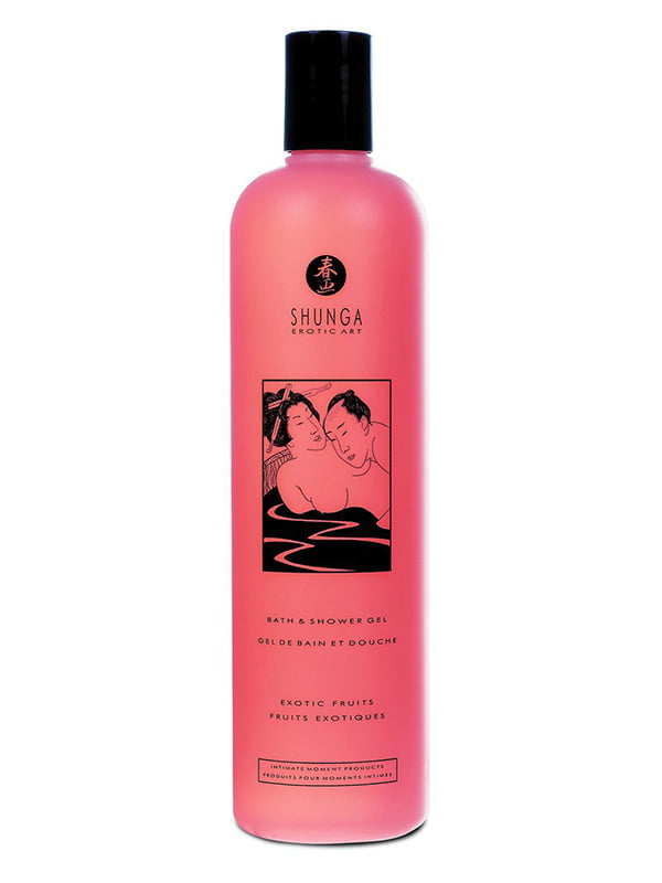 Гель для душу Shunga Shower Gel – Exotic Fruits (500 мл) з рослинними оліями та вітаміном Е | 6716899