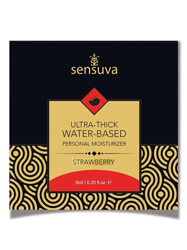 Пробник Sensuva - Ultra–Thick Water-Based Strawberry (6 мл) | 6716936