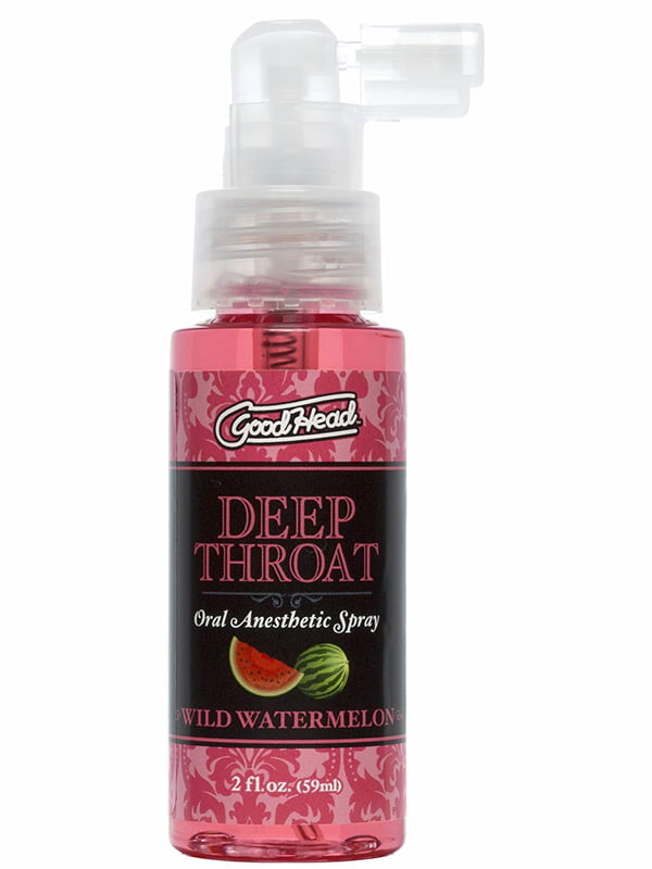 Спрей для мінету Doc Johnson GoodHead DeepThroat Spray - Watermelon 59 мл для глибокого мінету | 6717030