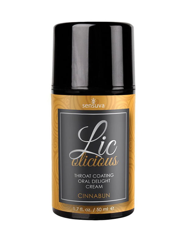 Гель для мінету Sensuva Lic-o-licious Cinnabun (50 мл), оліїстий, без цукру | 6717057