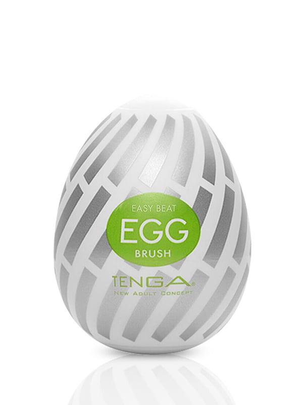 Мастурбатор-яйце Tenga Egg Brush з рельєфом у вигляді великої щетини | 6718382