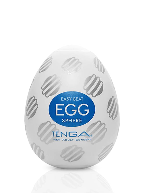 Мастурбатор-яйце Tenga Egg Sphere з багаторівневим рельєфом | 6718384