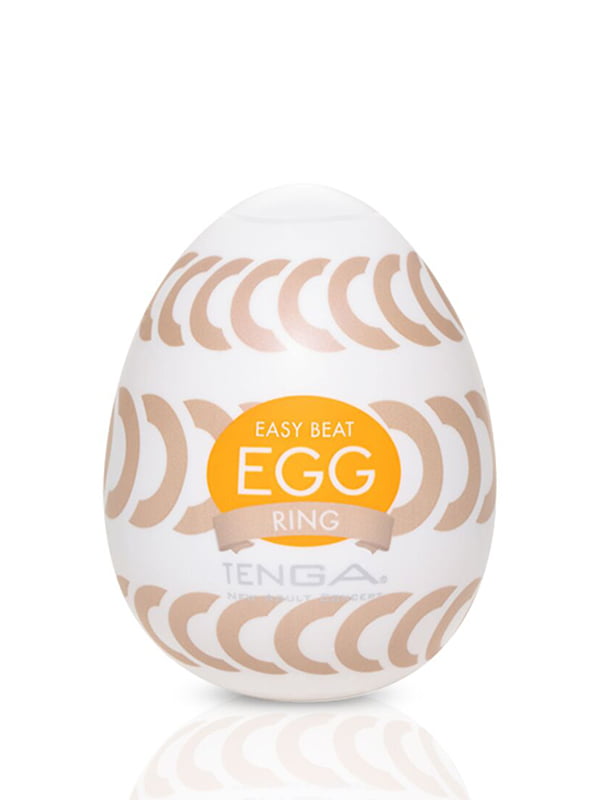 Мастурбатор-яйце Tenga Egg Ring з асиметричним рельєфом | 6718392