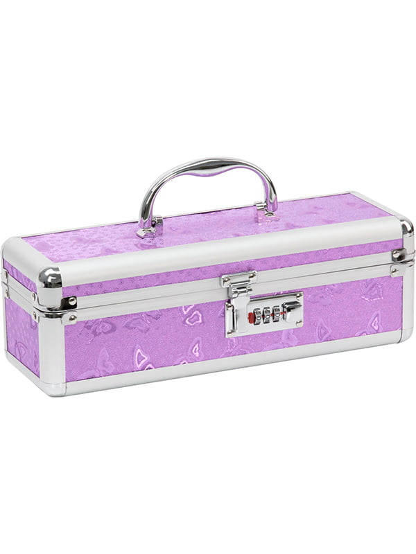 Кейс для зберігання секс-іграшок BMS Factory - The Toy Chest Lokable Vibrator Case Purple з кодовим | 6718447
