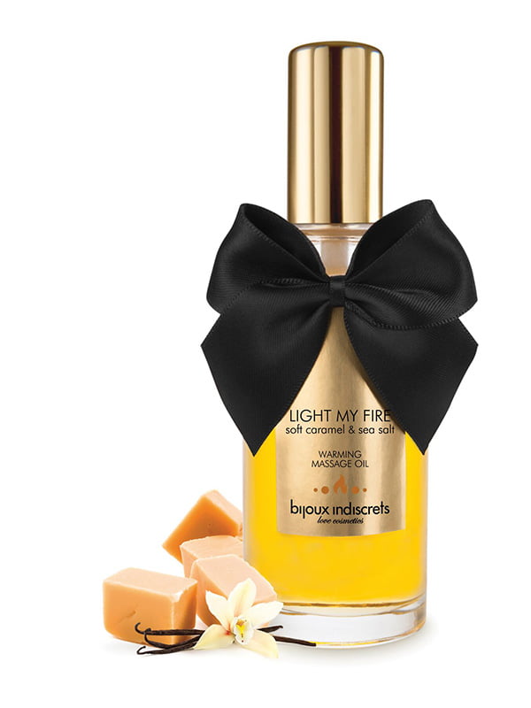 Розігрівальна олія Bijoux Indiscrets Light my Fire – Caramel&Sea salt | 6718698