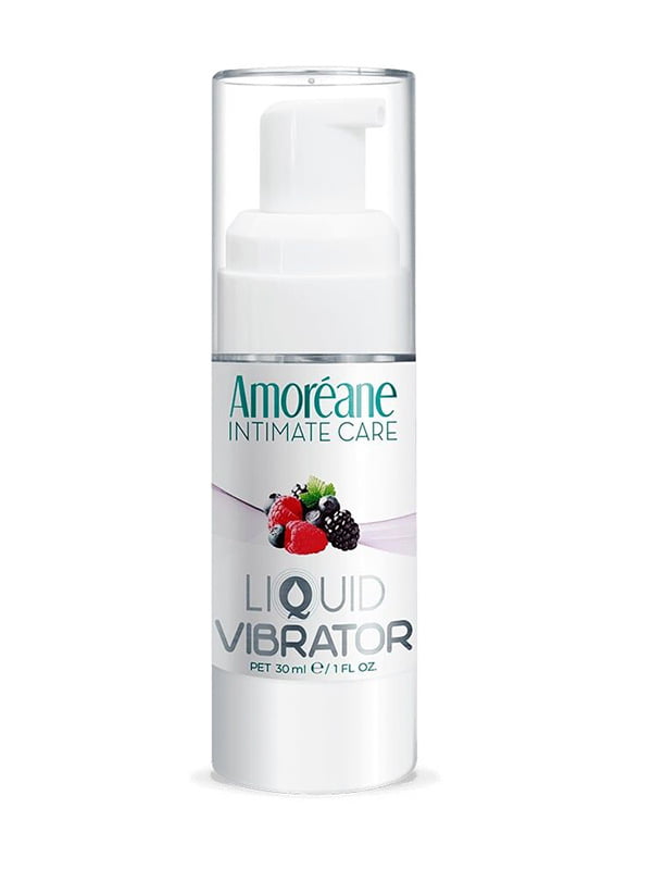 Лубрикант з ефектом вібрації Amoreane Med Liquid Vibrator Berries (30 мл) | 6718724