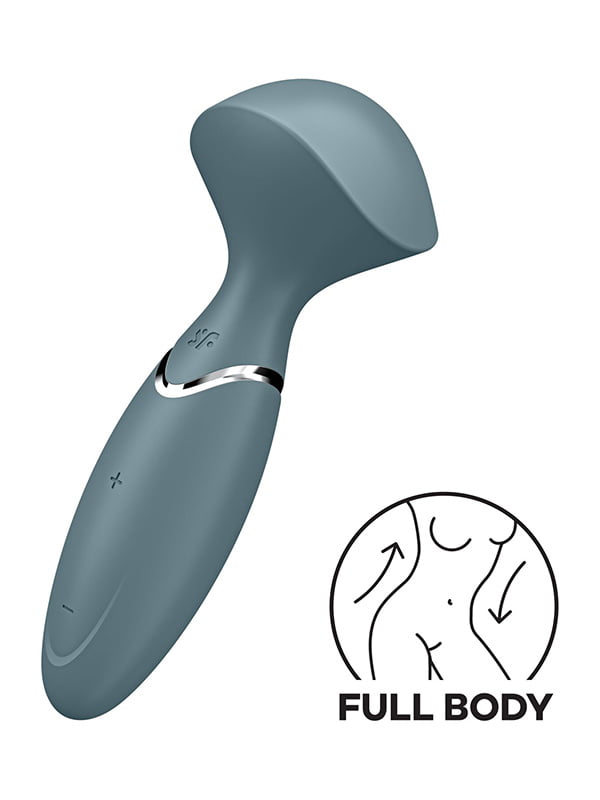 Вібромасажер Satisfyer Mini Wand-er Grey | 6720046