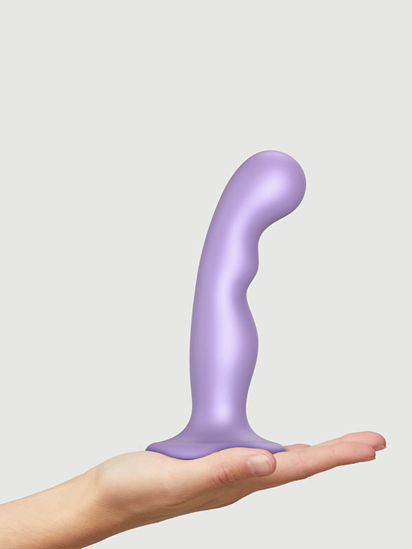 Насадка для страпона Strap-On-Me Dildo Plug P&G Lilas Metallic M | 6720074