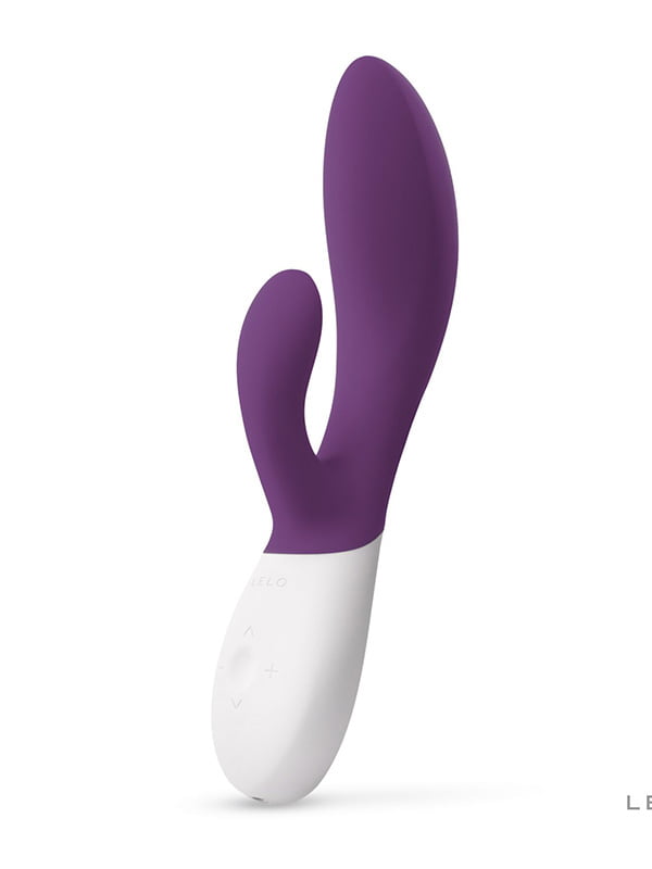 Вібратор-кролик LELO Ina Wave 2 Plum, манливий рух стовбура + вібрації | 6720297