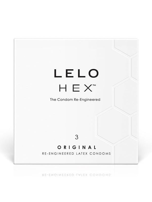 Презервативи LELO HEX Condoms Original 3 Pack, тонкі та суперміцні | 6720347