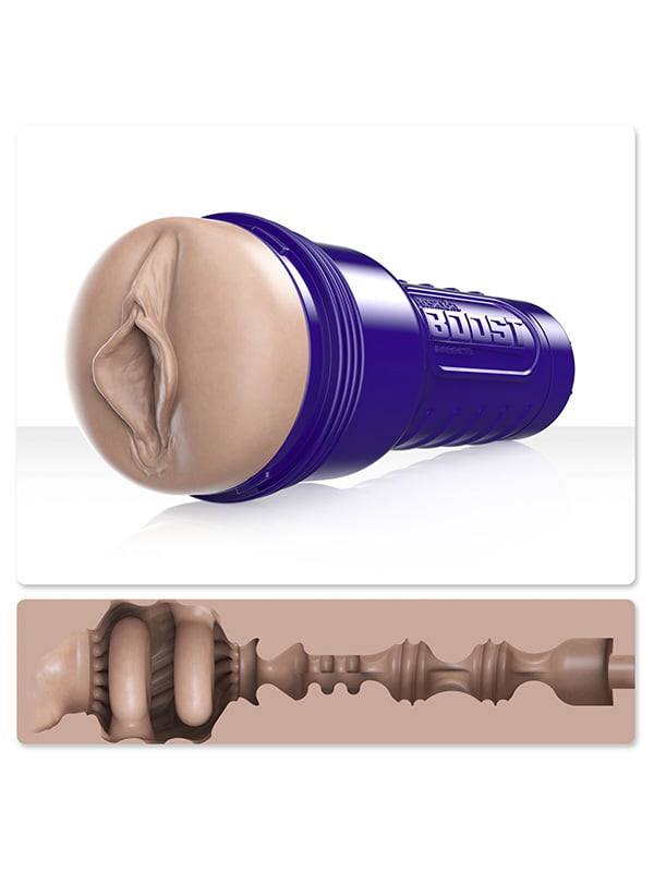 Мастурбатор-вагіна Fleshlight Boost Bang, плавні кільця Turbo Tech | 6720370