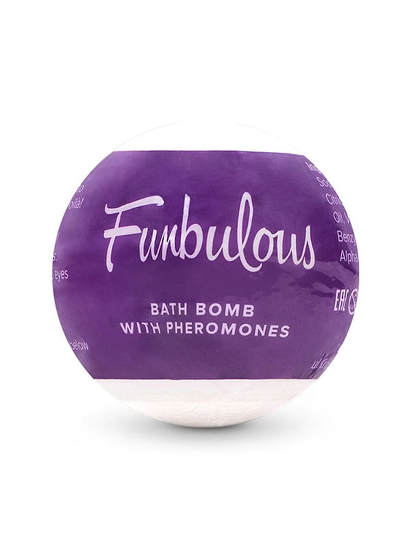 Бомбочка для ванни з феромонами Obsessive Bath bomb with pheromones Fun (100 г) | 6720746