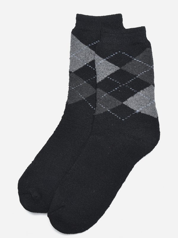 Шкарпетки махрові чорні | 6725908