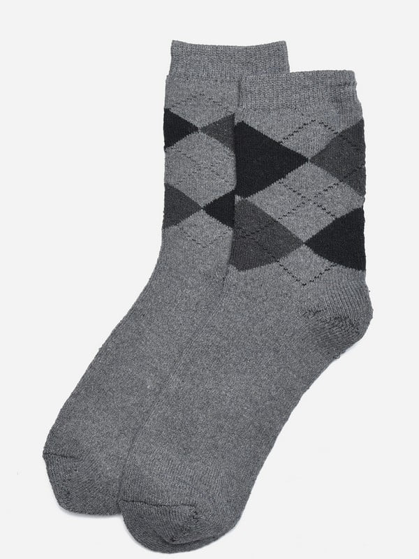 Шкарпетки махрові сірі | 6725910