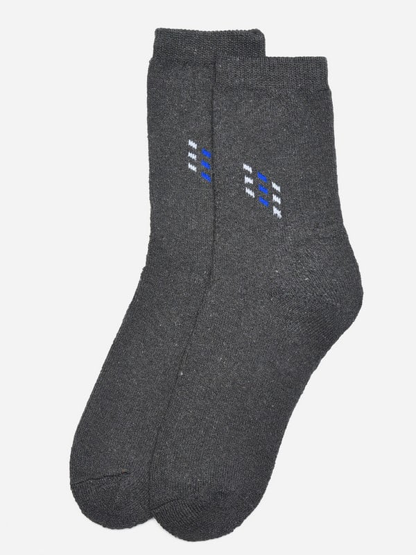Шкарпетки махрові темно-сірі | 6725919