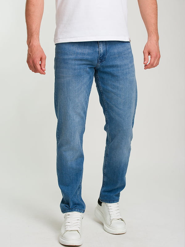 Сині джинси прямого крою | 6728277