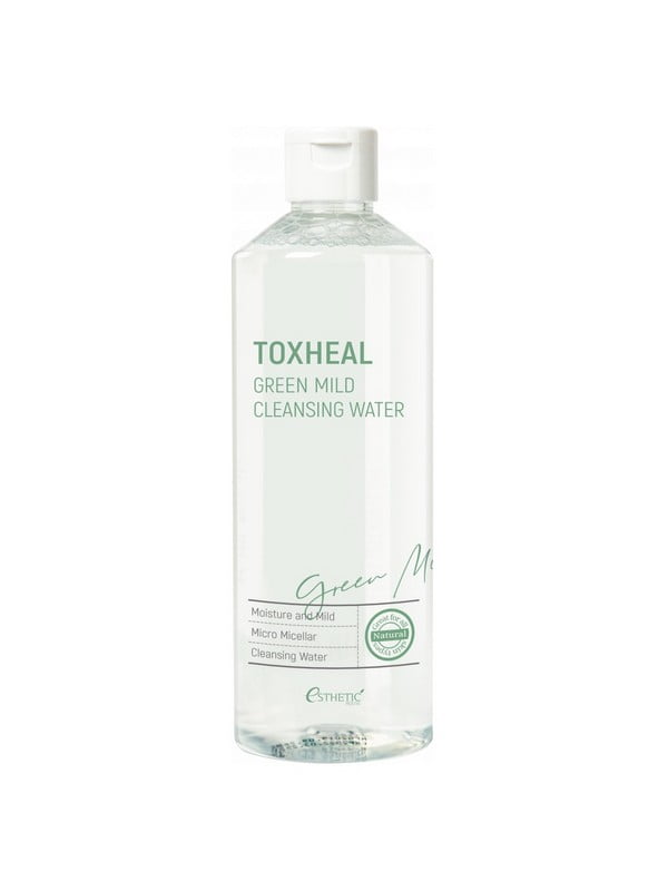 Рідина для зняття макіяжу Toxheal Green Mild Cleansing Water (530 мл) | 6731843