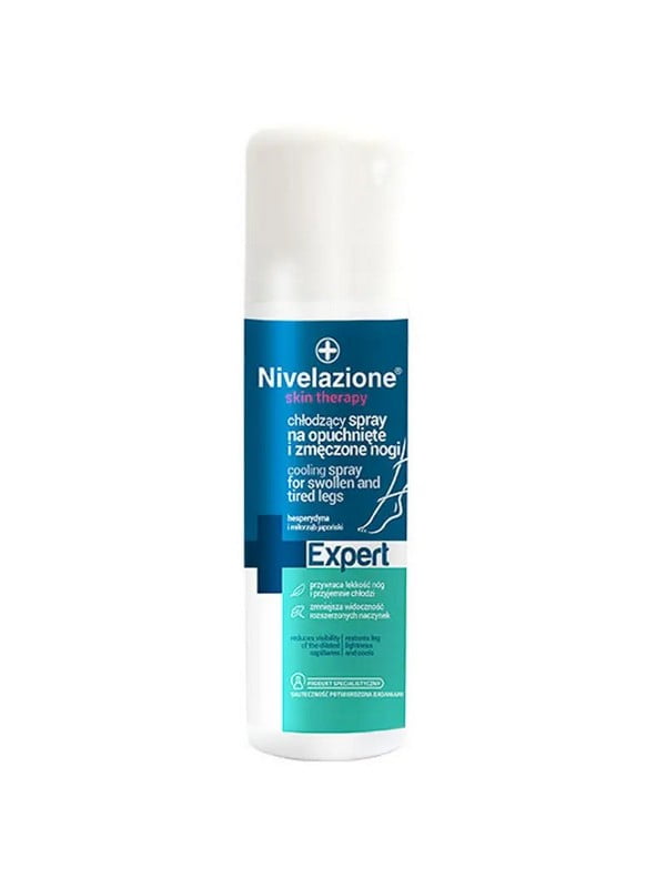 Спрей від набряклості та втоми ніг Охолоджуючий Nivelazione Skin Therapy Expert (150 мл) | 6731904
