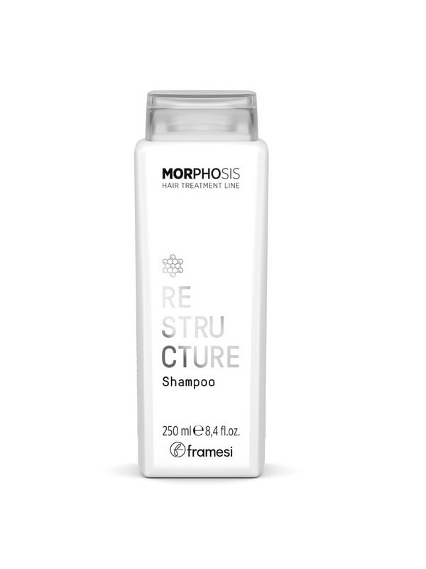 Відновлюючий шампунь для пошкодженого волосся з рисом та пептидами Morphosis Restructure Shampoo (250 мл) | 6732220