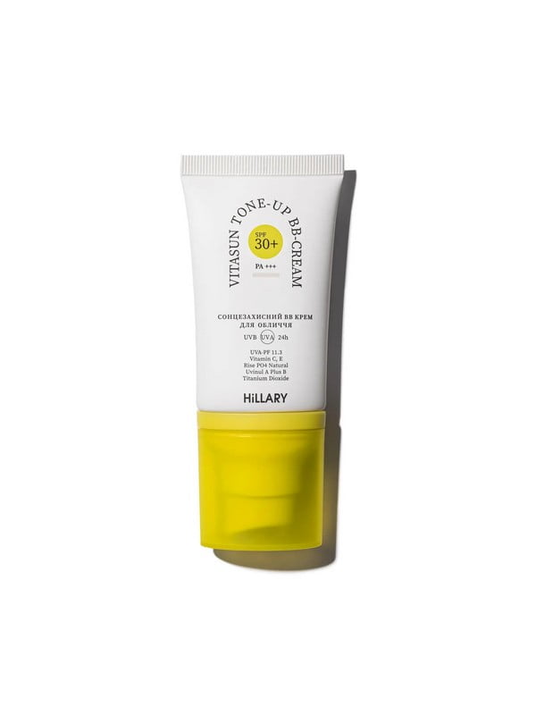 Сонцезахисний BB крем для обличчя SPF30+ Ivory VitaSun Tone-Up BB Cream All Day Protect SPF30+ 40 мл | 6732581
