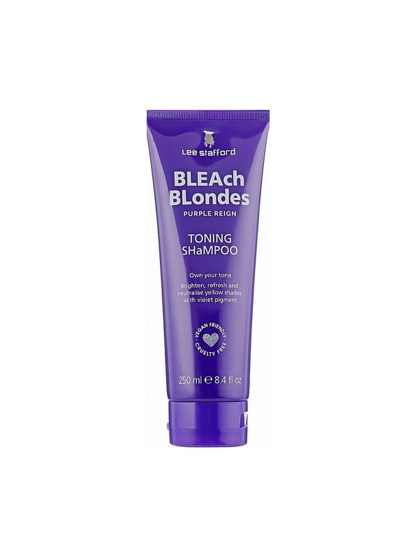 Тонуючий фіолетовий шампунь для освітленого волосся Bleach Blondes Purple Toning Shampoo (250 мл) | 6733359