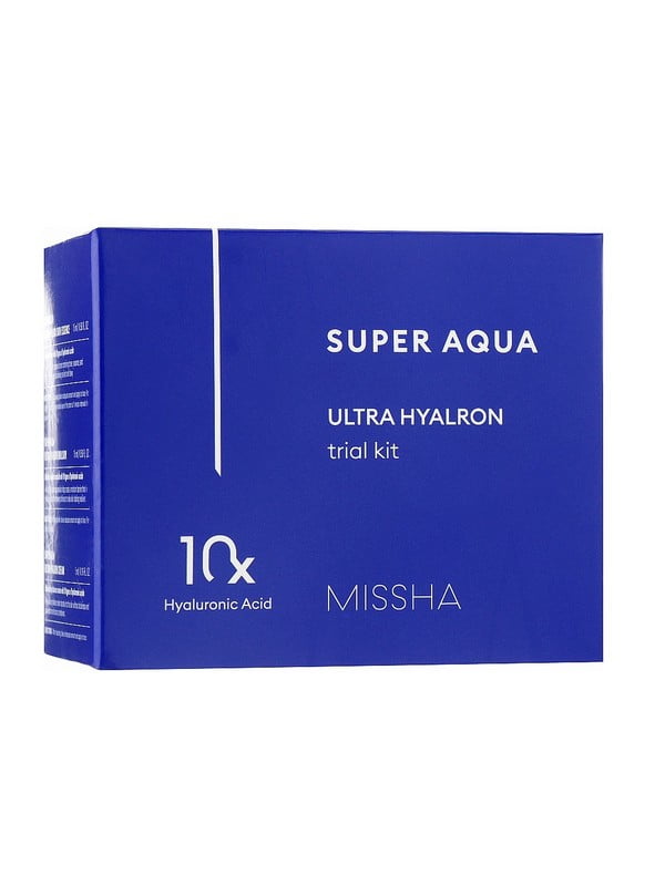 Мини набор средств с 10 видами гиалуроновой кислоты Super Aqua Ultra Hyalron 35 мл | 6733843