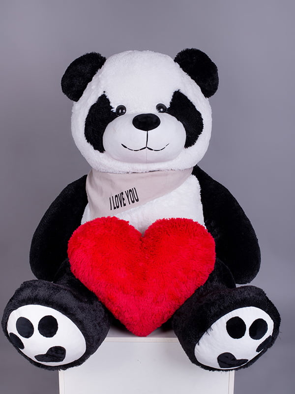 Ведмедик плюшевий "Панда з серцем" (165 см) | 6735880