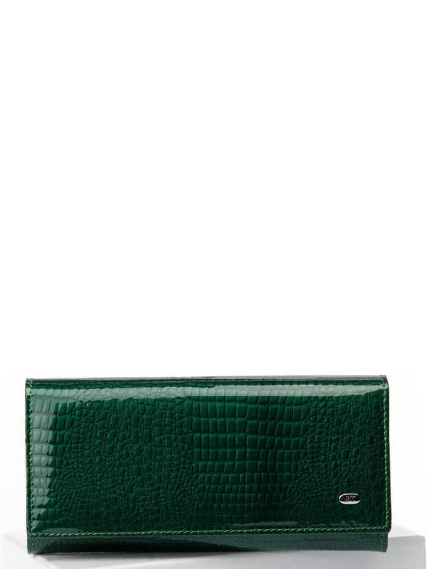 Кожаный зеленый кошелек | 6736862