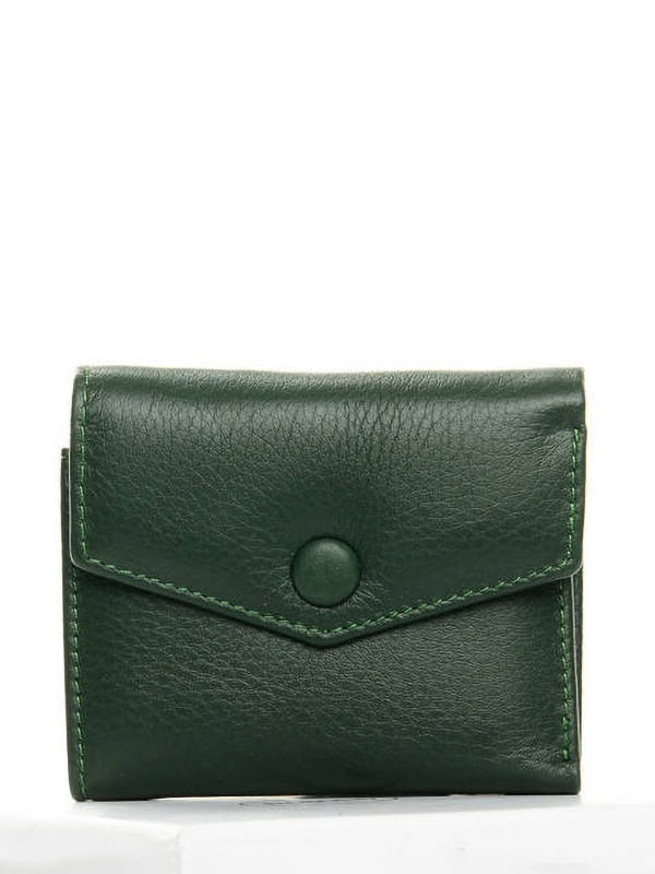 Кожаный зеленый кошелек | 6737027