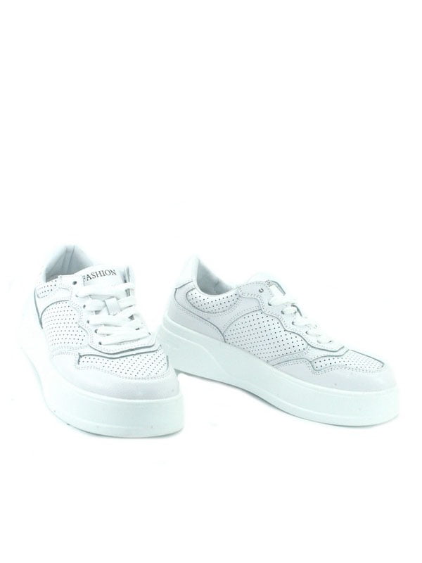 Белые кожаные кроссовки | 6737376