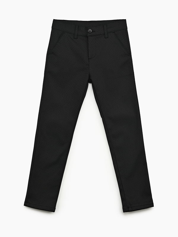Чорні брюки прямого крою | 6737777