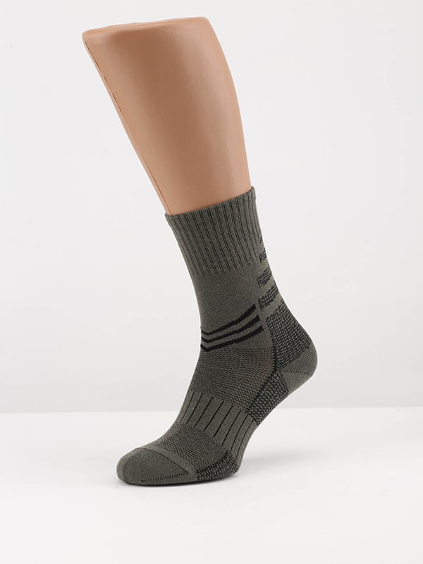Шкарпетки кольору хакі | 6739277