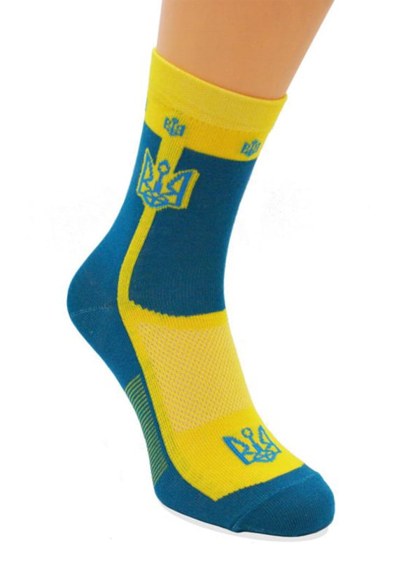 Шкарпетки блакитно-жовті | 6740319