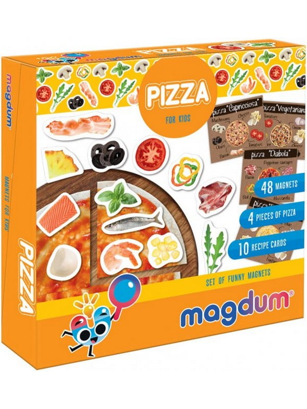 Набір магнітів Baby puzzle "Pizza" | 6743022