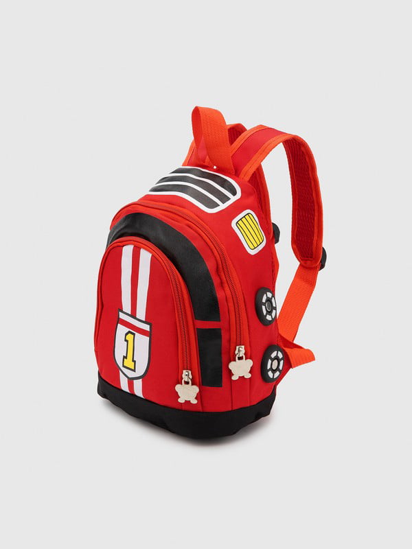 Рюкзак дошкільний червоний з номером 1 | 6754619