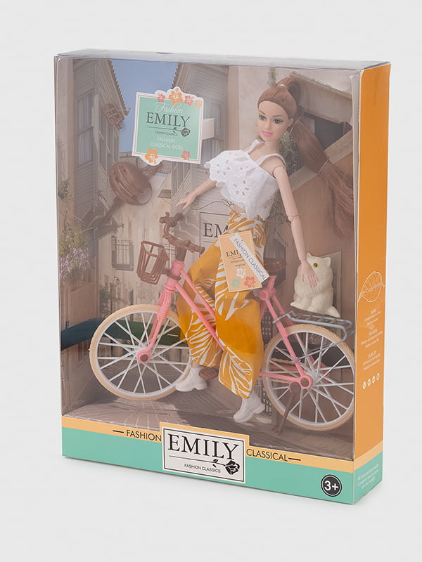 Лялька Emily з велосипедом  | 6756318