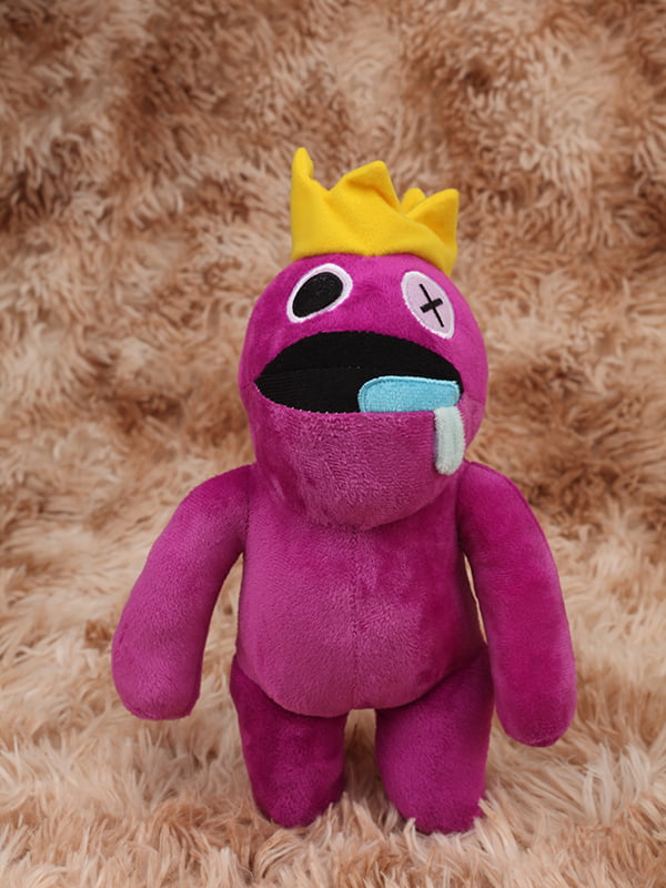 М'яка іграшка фіолетова “Радужні друзі с короной” (30см) | 6757126