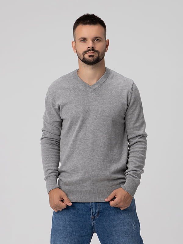 Пуловер світло-сірий | 6757850
