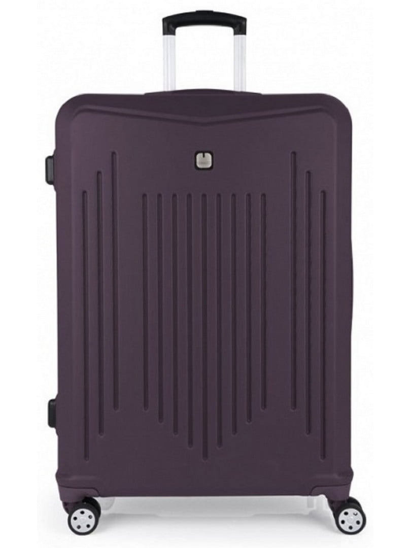Велика пластикова валіза фіолетового кольору | 6766582